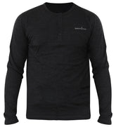 Men's 100% Merino Wool Long Sleeve Henley 190g - Woolove Apparel